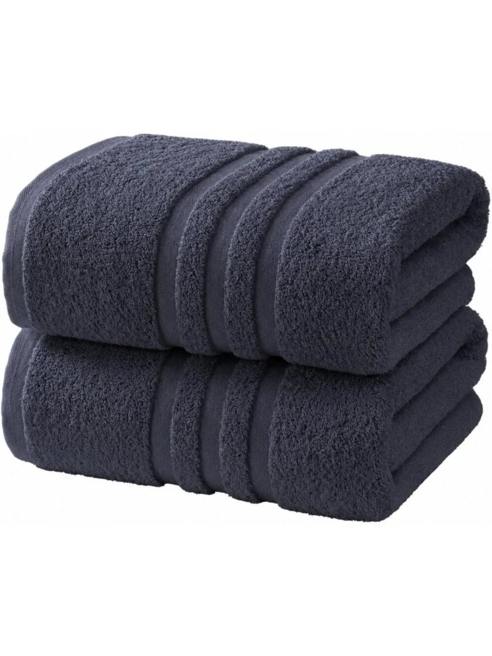 Soft Gray Bath Towels 2 Pack, 30x60